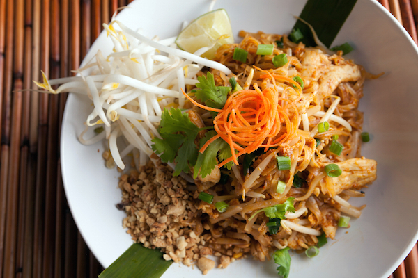 Chicken Pad Thai Top Down
