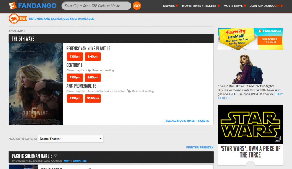 Fandango conversion rate